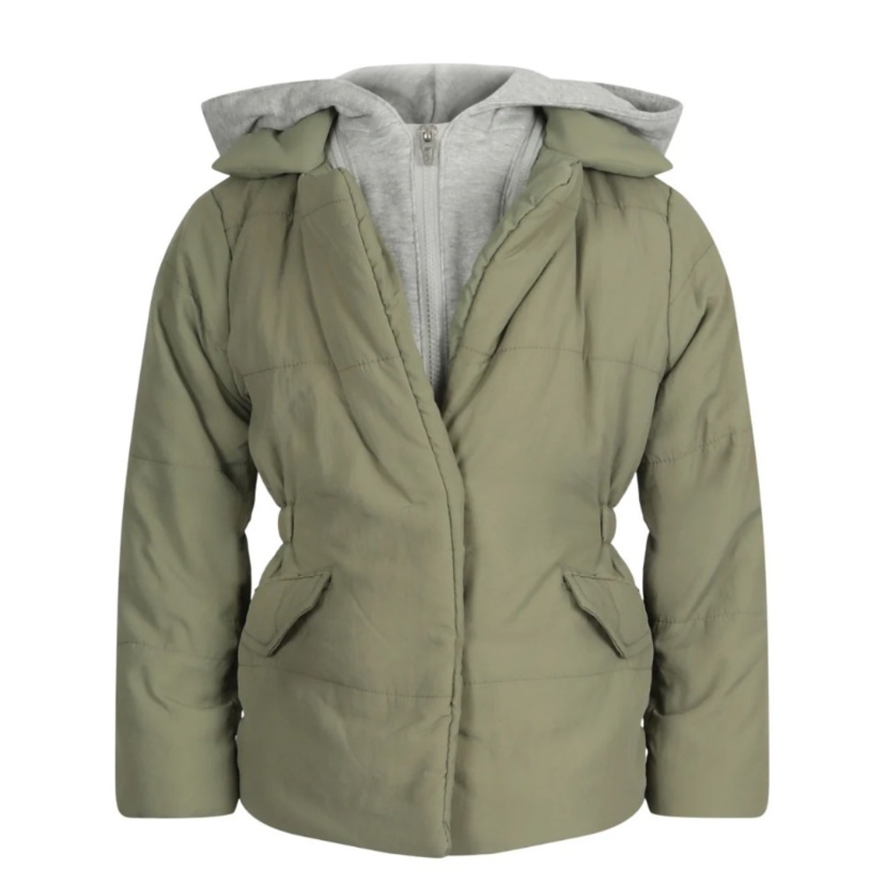 Blank NYC Olive and Gray Jacket size 10-12 XL​ - Picture 2 of 4